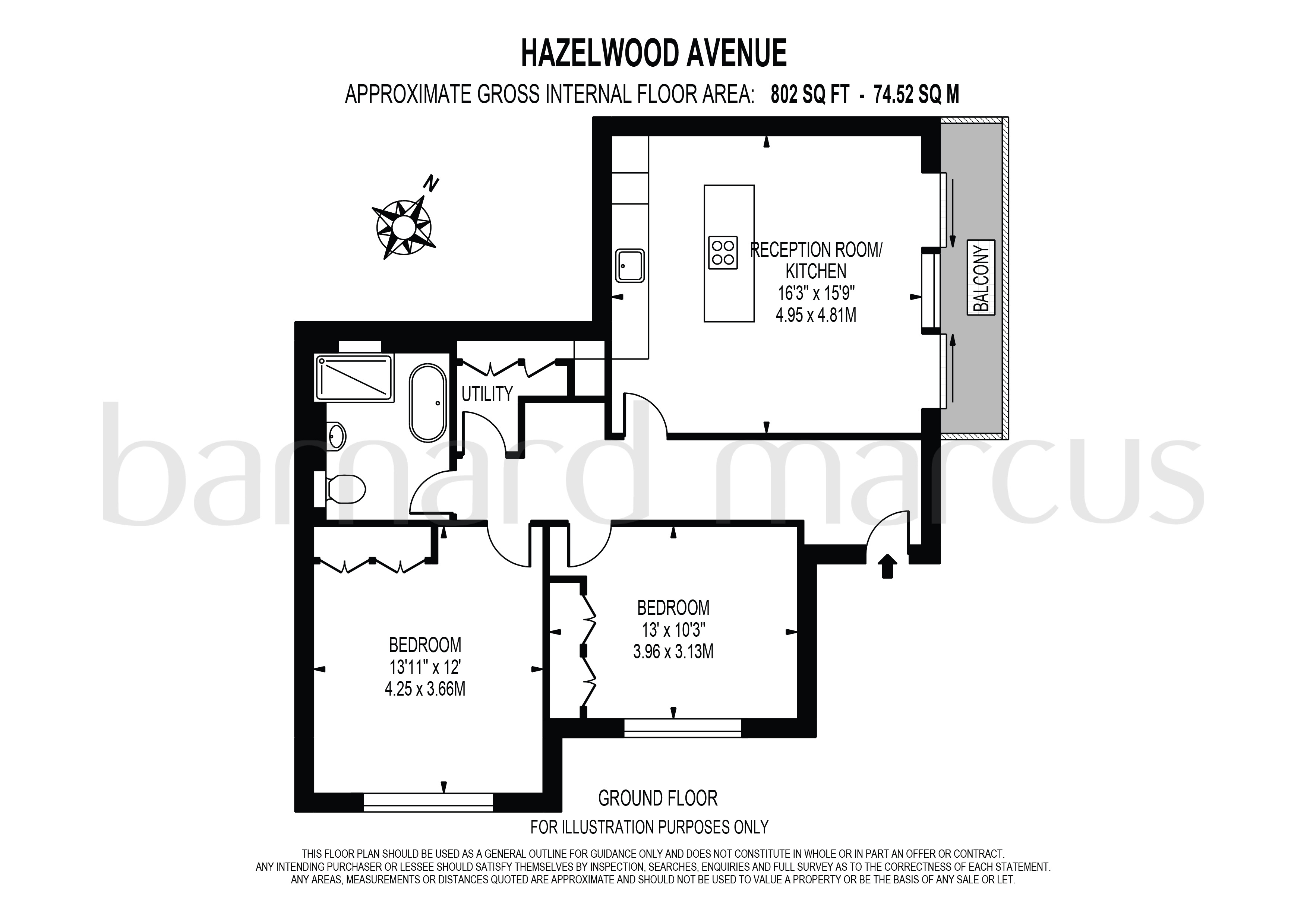 Hazelwood Avenue, MORDEN floorplan