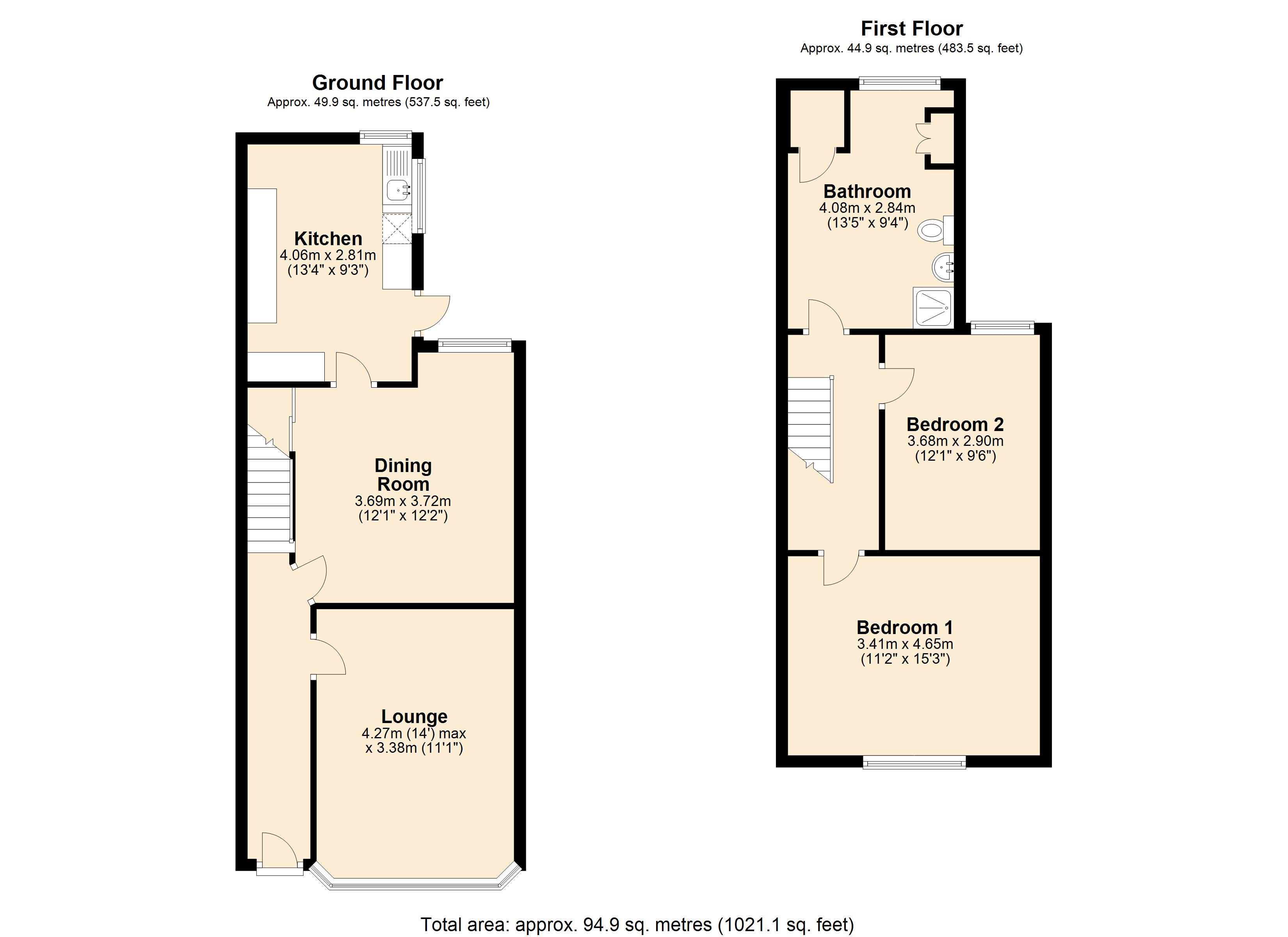 Lugsmore Lane, Thatto Heath, St Helens WA10, 2 bedroom terraced house