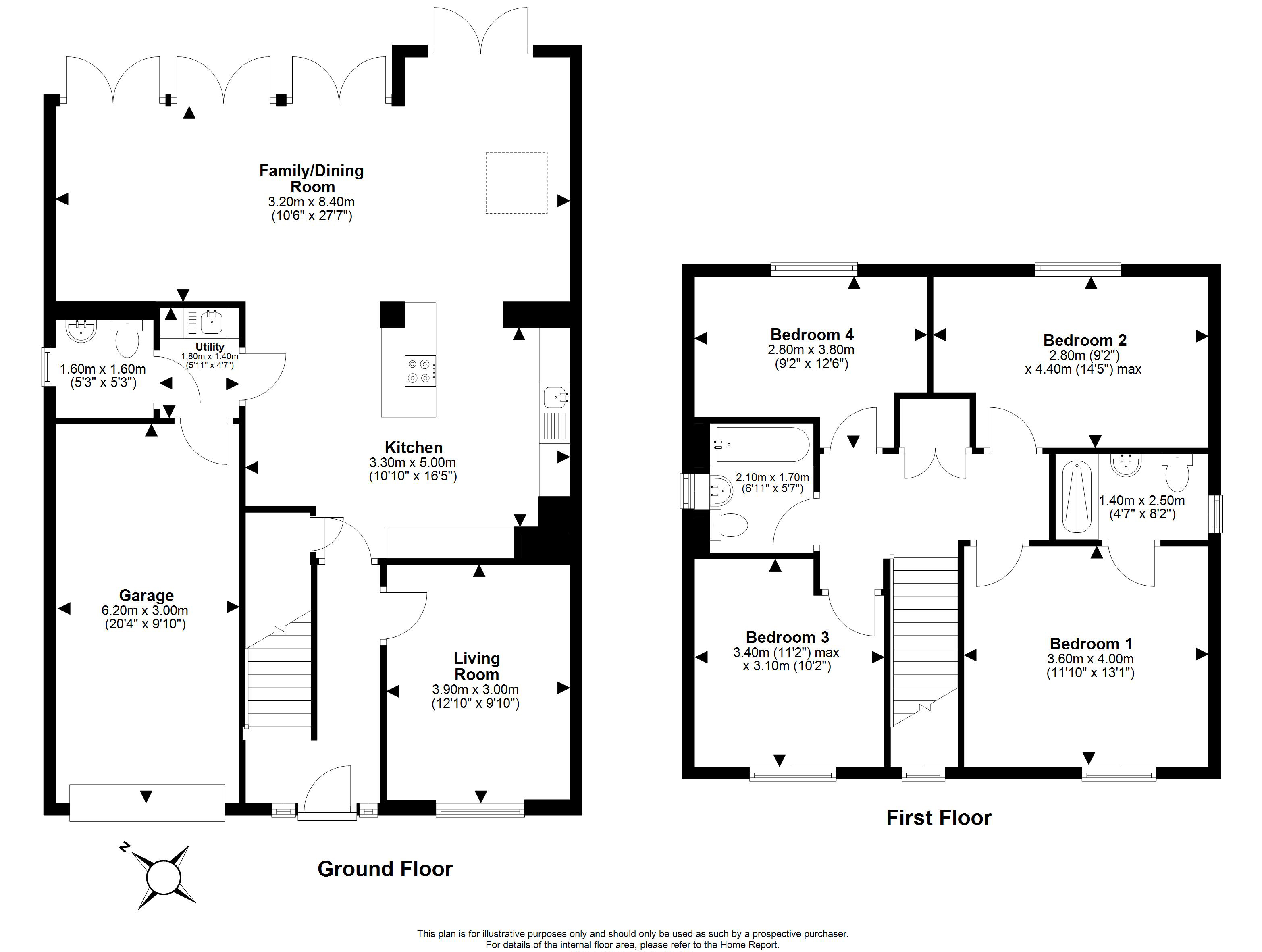 83, Shiel Hall Crescent, Rosewell floorplan