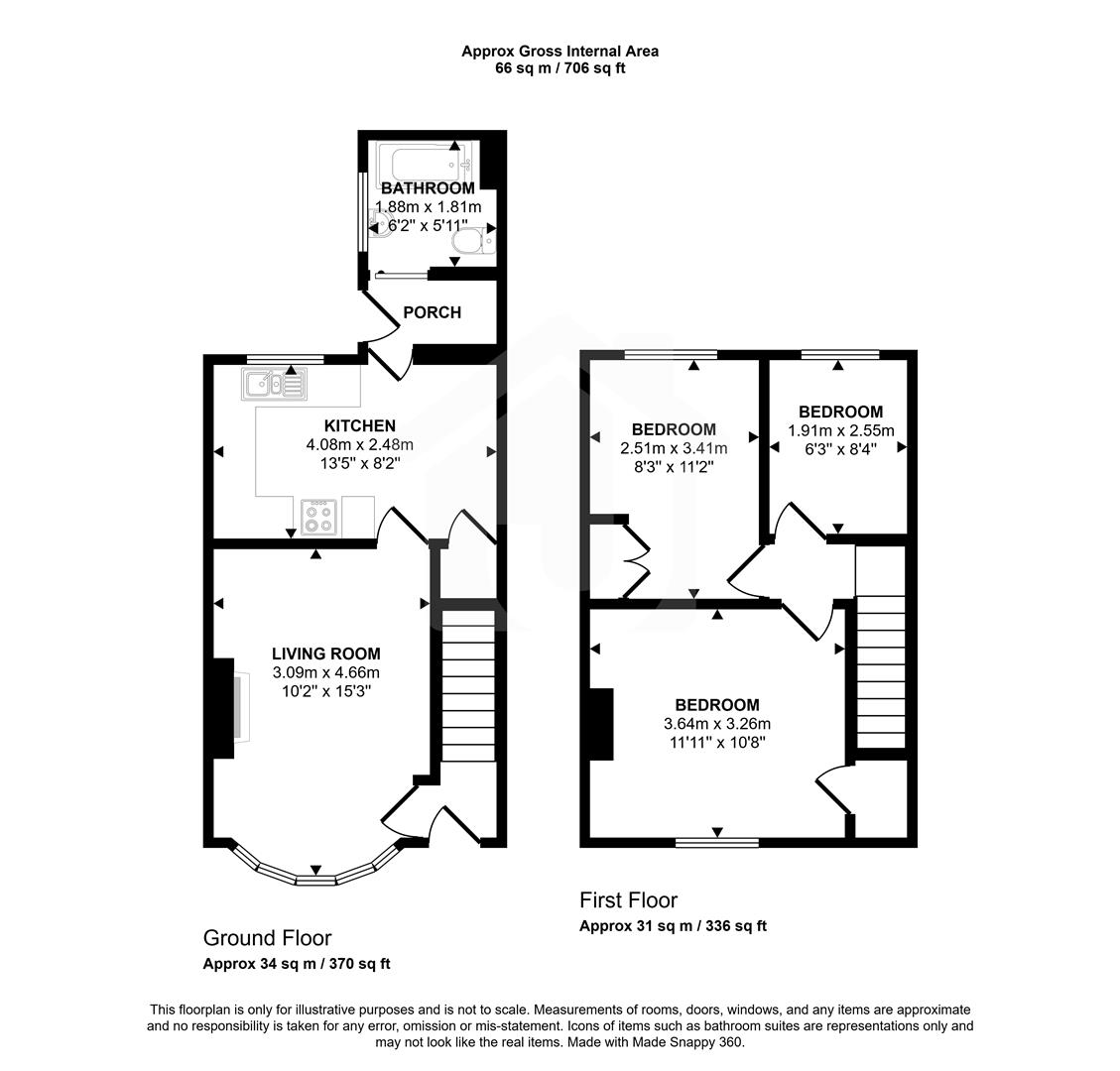 169, Lothair Road, Leicester floorplan