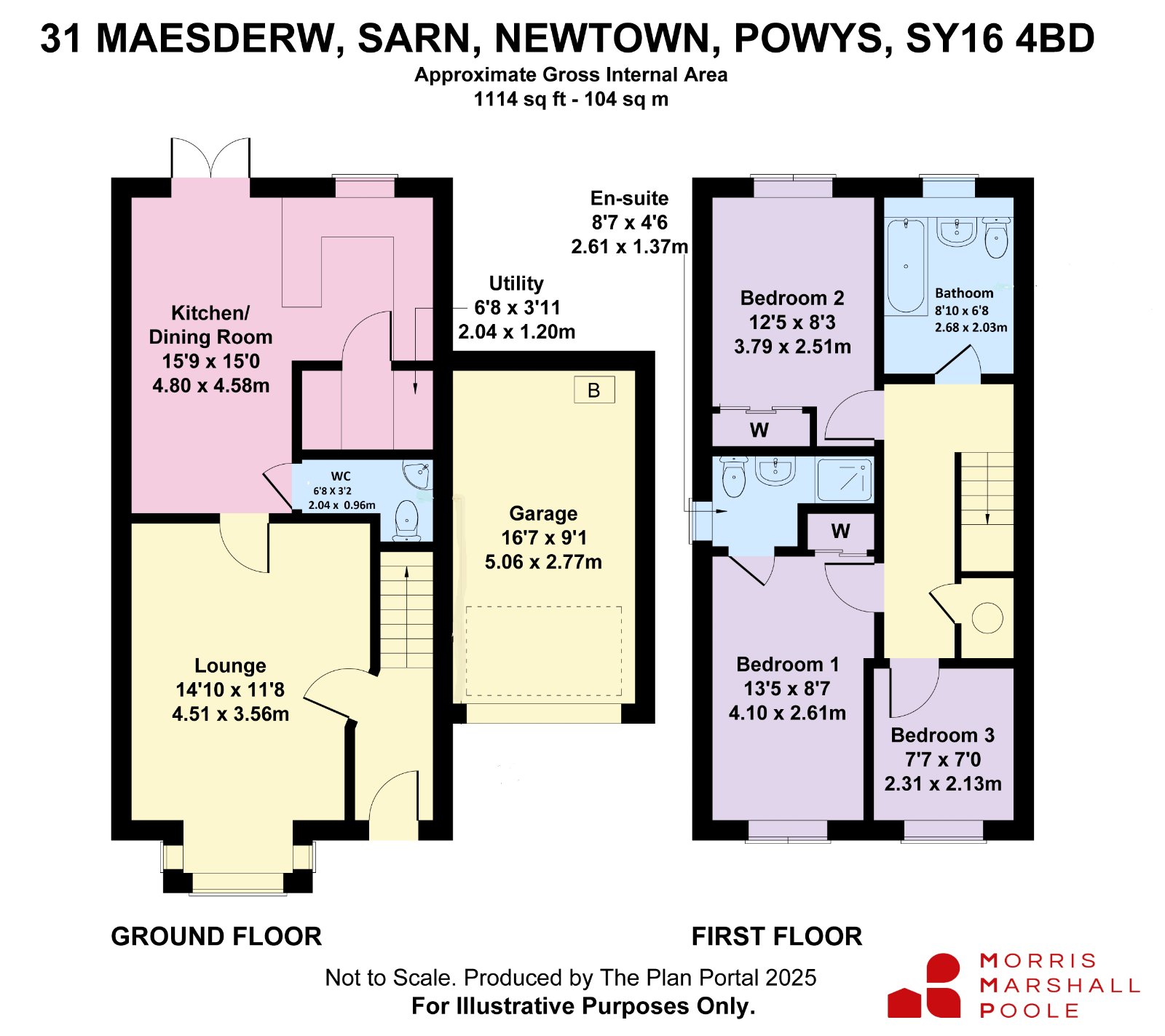 31, Maesderw, Newtown floorplan