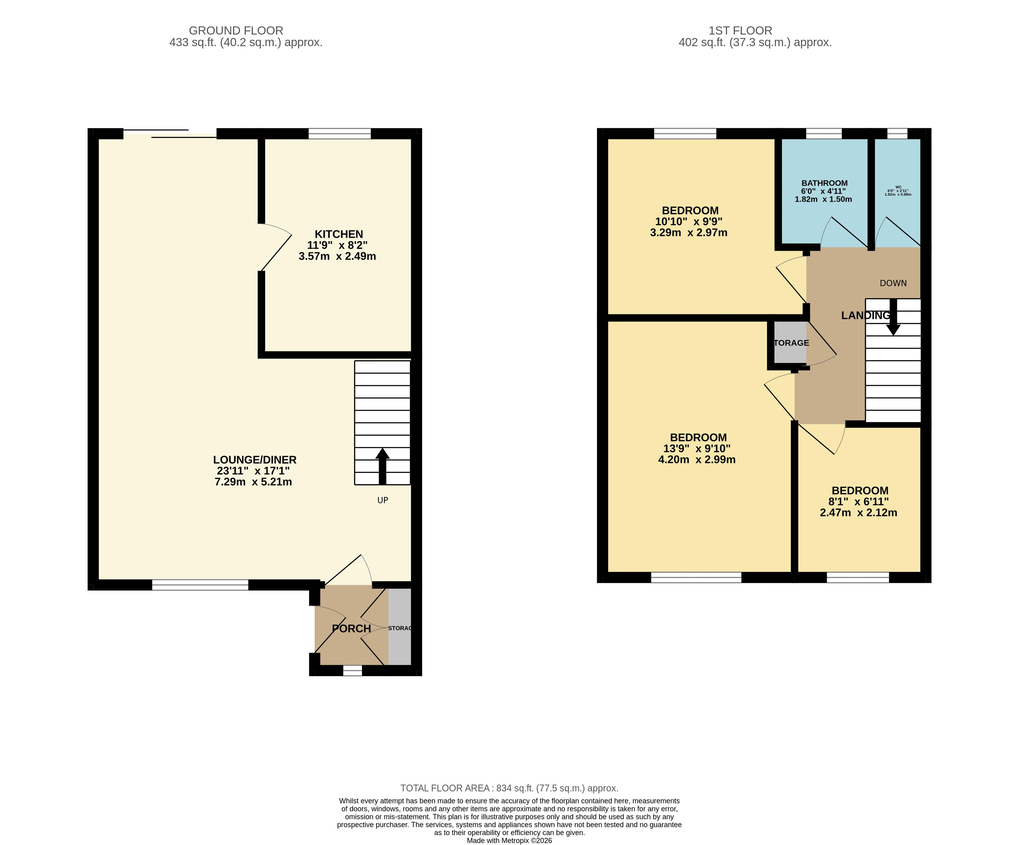 2, Perriors Close, Waltham Cross floorplan