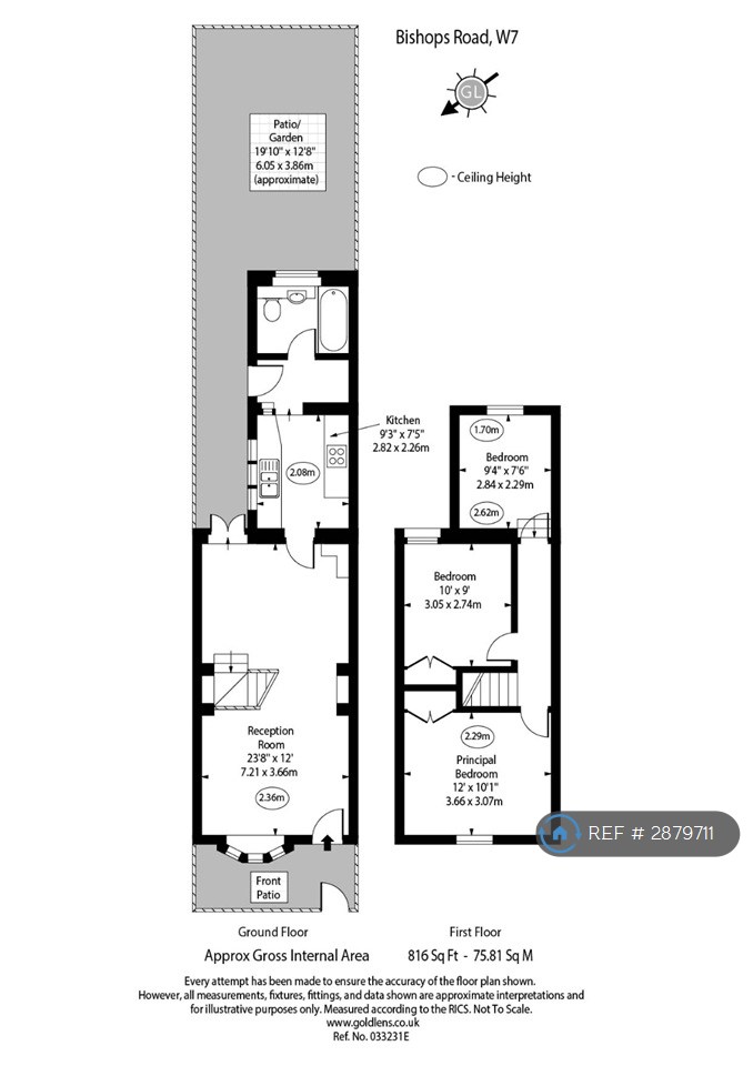 Bishops Road, London floorplan