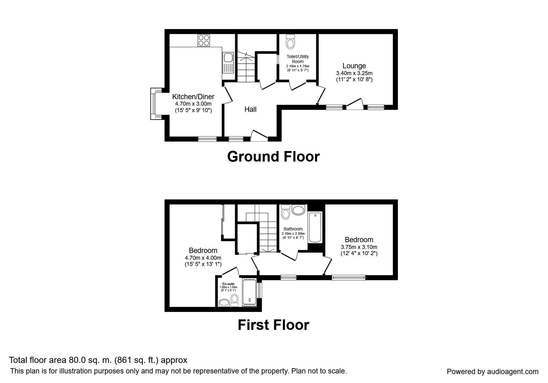 20, Castle Croft Drive, Sheffield floorplan