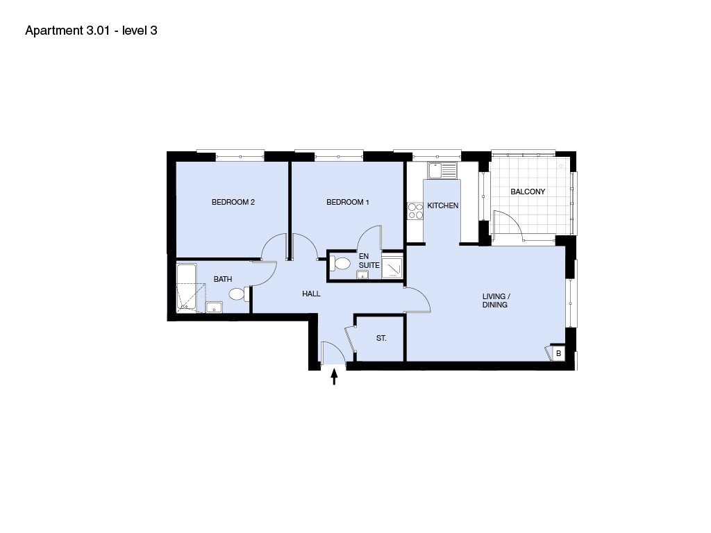 2 Bedrooms Flat for sale in IcoN7, 273 Camden Road N7