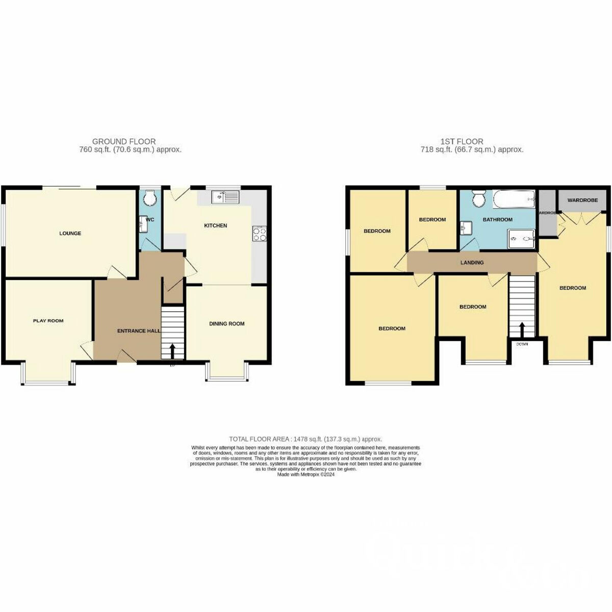 55, Hannett Road, Canvey Island floorplan