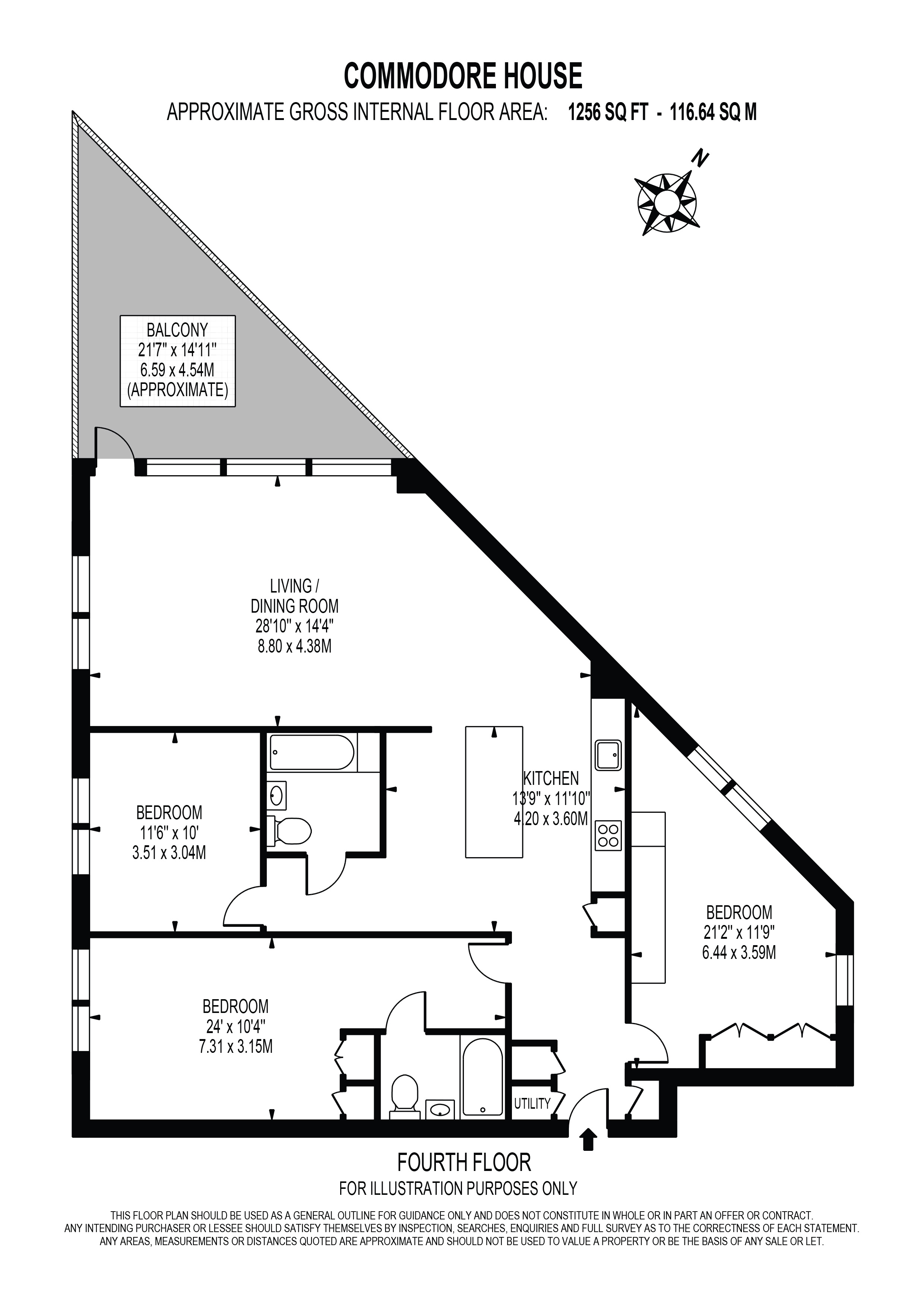 107 Commodore House 8, Admiralty Avenue, London floorplan
