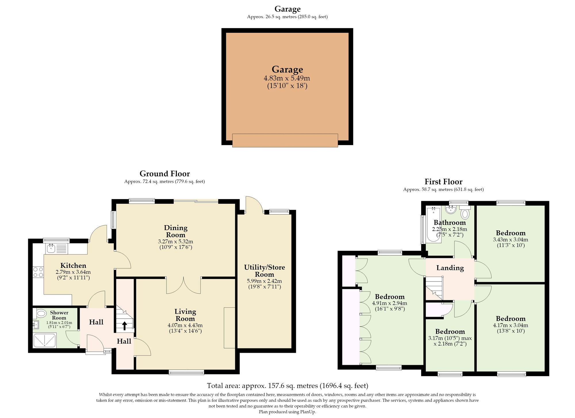 10 Lark Rise, Sudbury floorplan