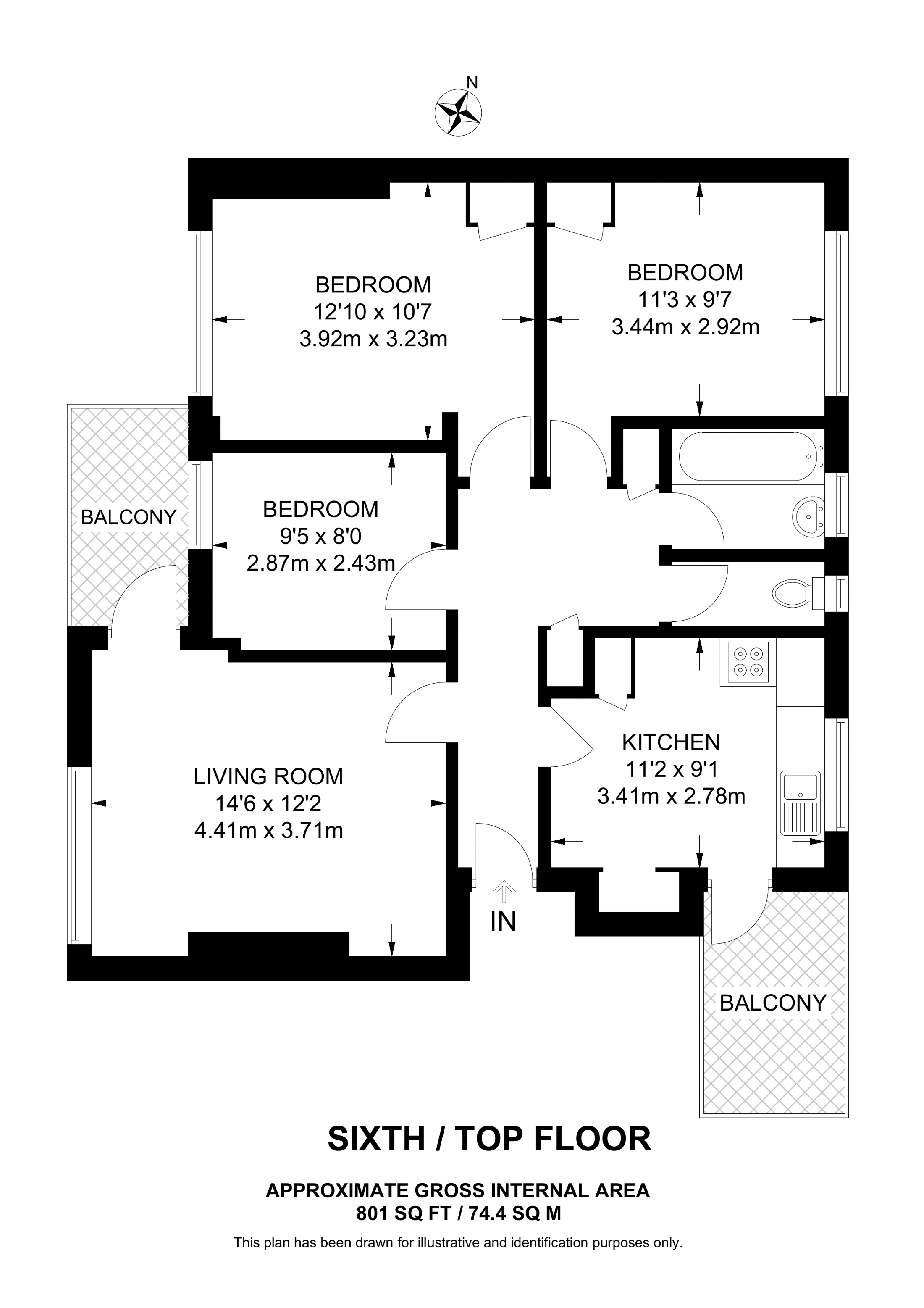 Green Lanes, N4, Finsbury Park floorplan