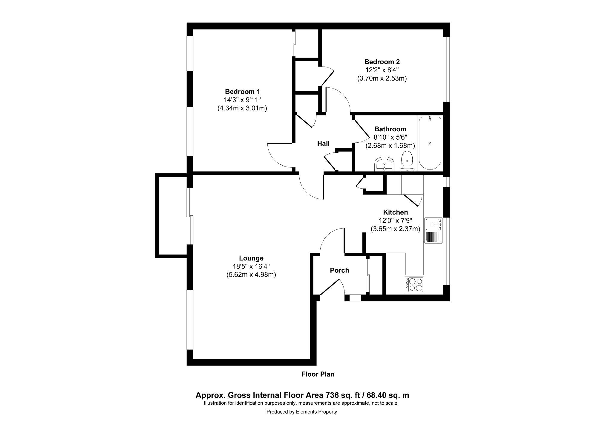 5 Deerswood Court, Ifield Drive, Crawley floorplan