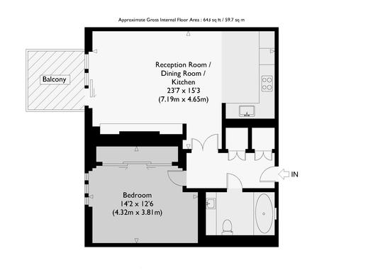 1 Bedrooms Flat to rent in Godwin House, One Tower Bridge, Still Walk SE1