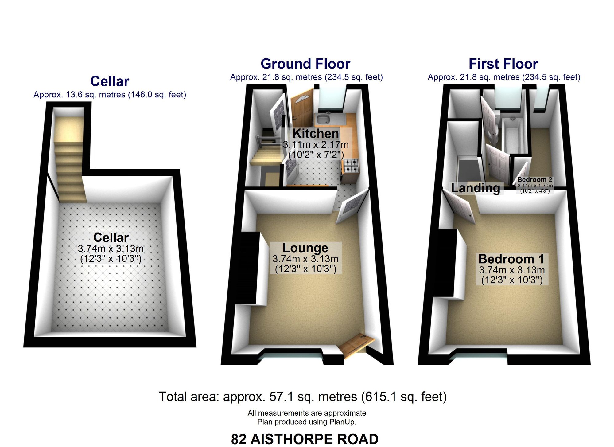 82 Aisthorpe Road, Sheffield floorplan