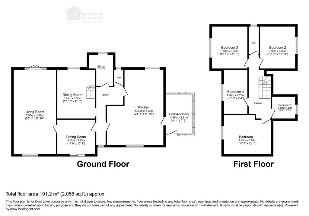 Hillview, Main Road, Horncastle floorplan
