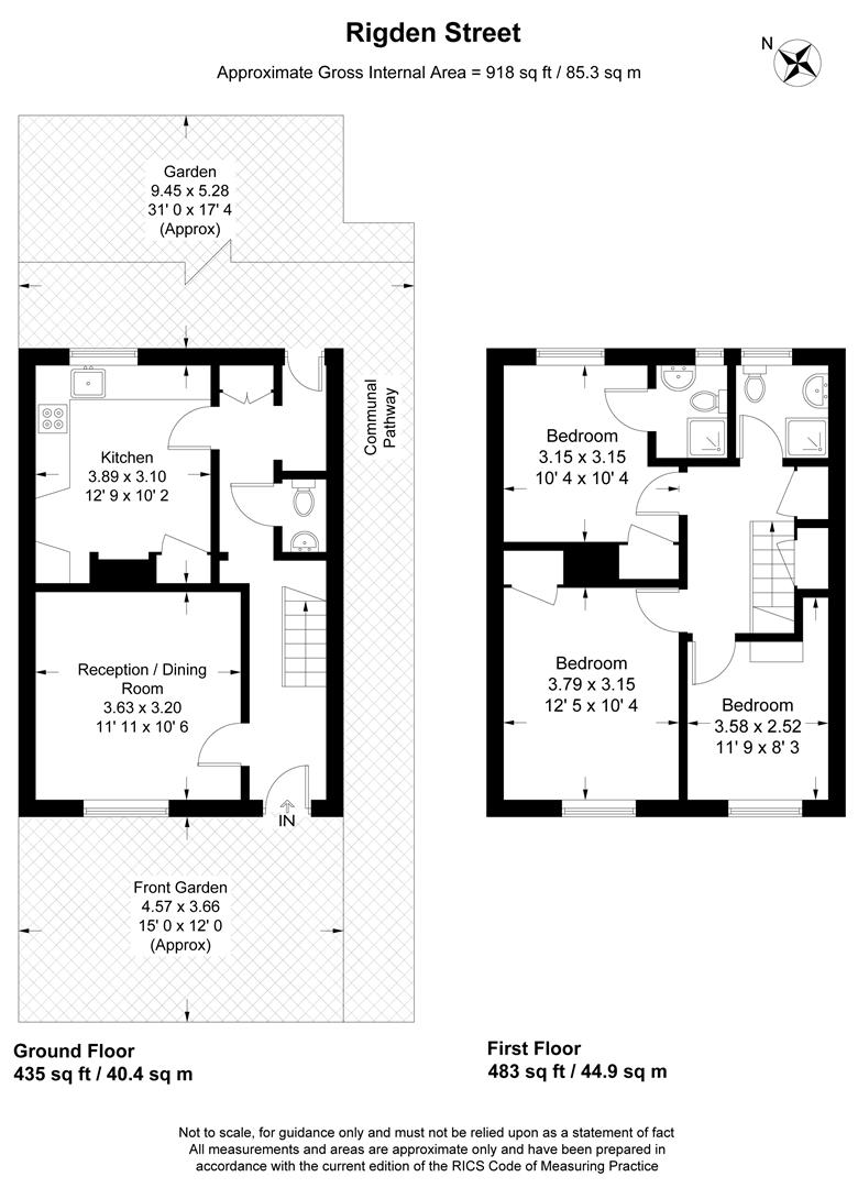 16 Rigden Street, London floorplan
