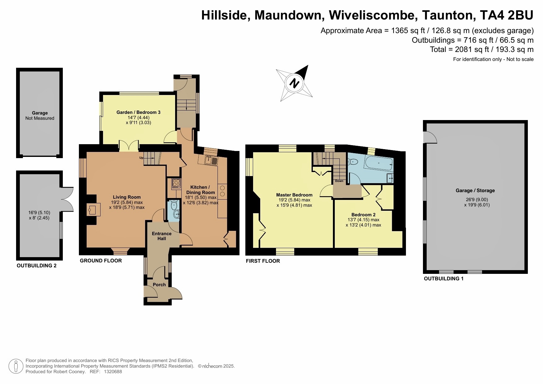 Hillside, Taunton floorplan