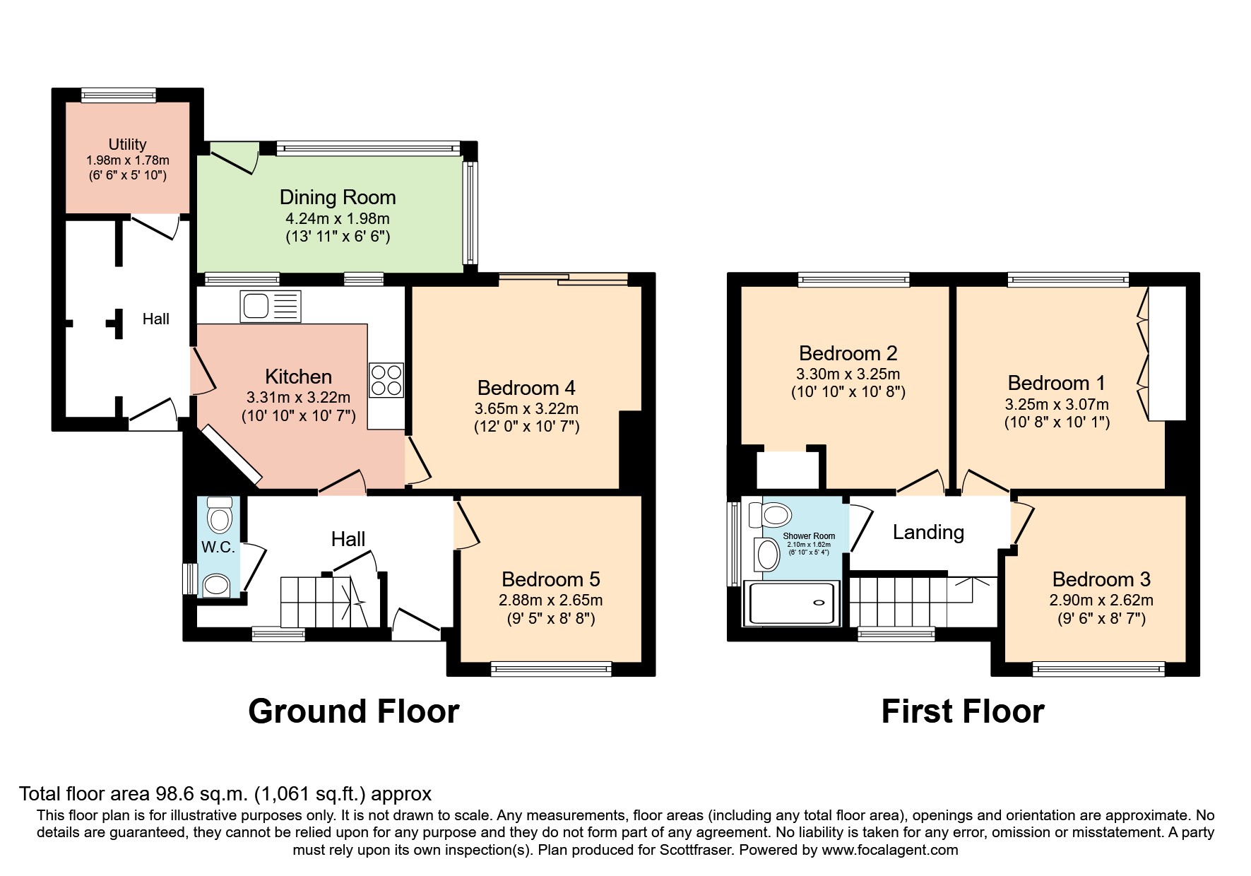 Elm Tree, 100 Eastfield Road, Oxfordshire floorplan