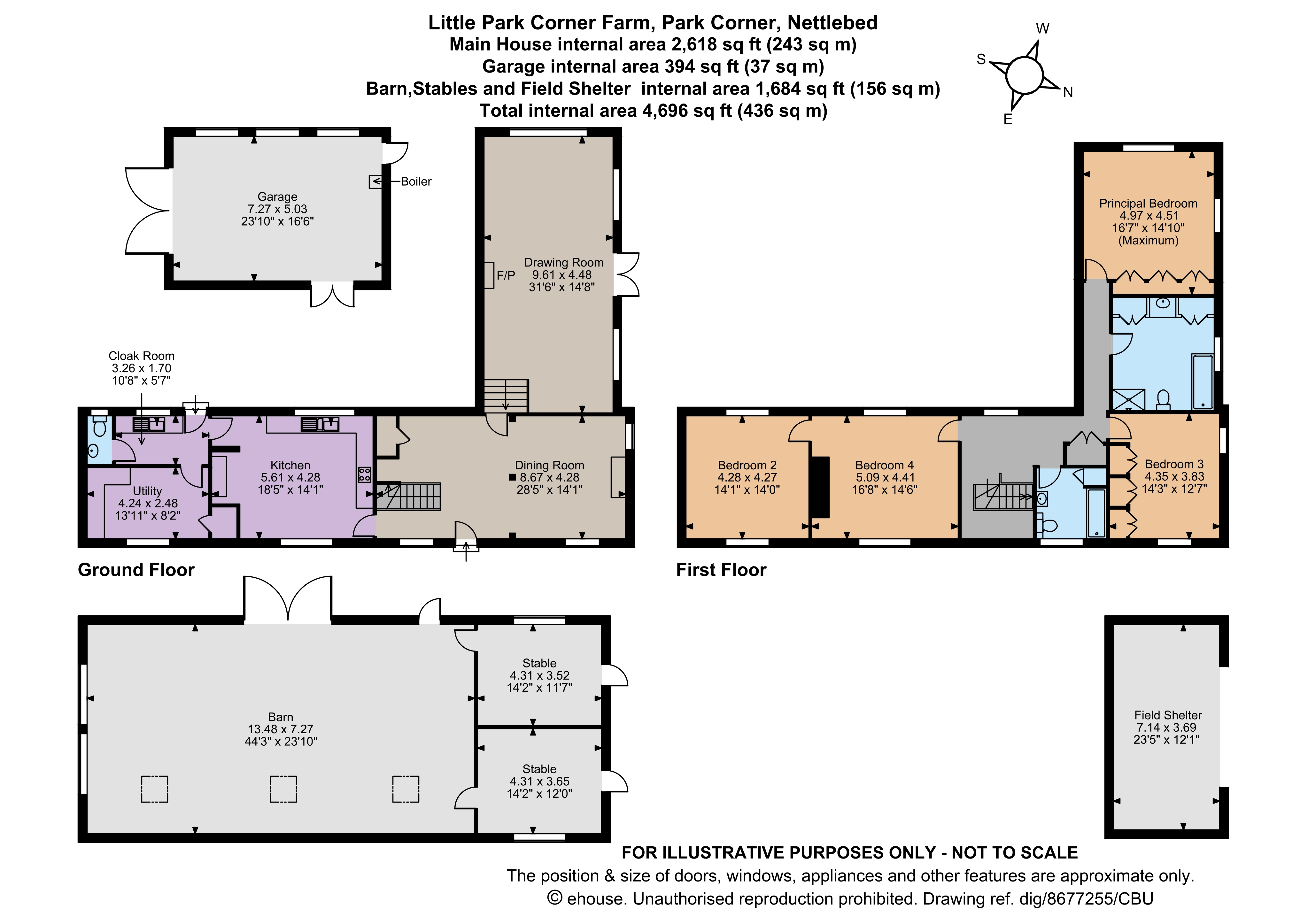 Little Park Corner Farm,, Park Corner, Henley-on-Thames floorplan