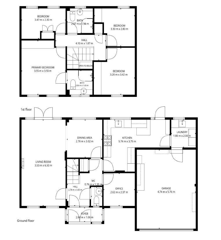 46, Grove Farm Park, Northwood floorplan