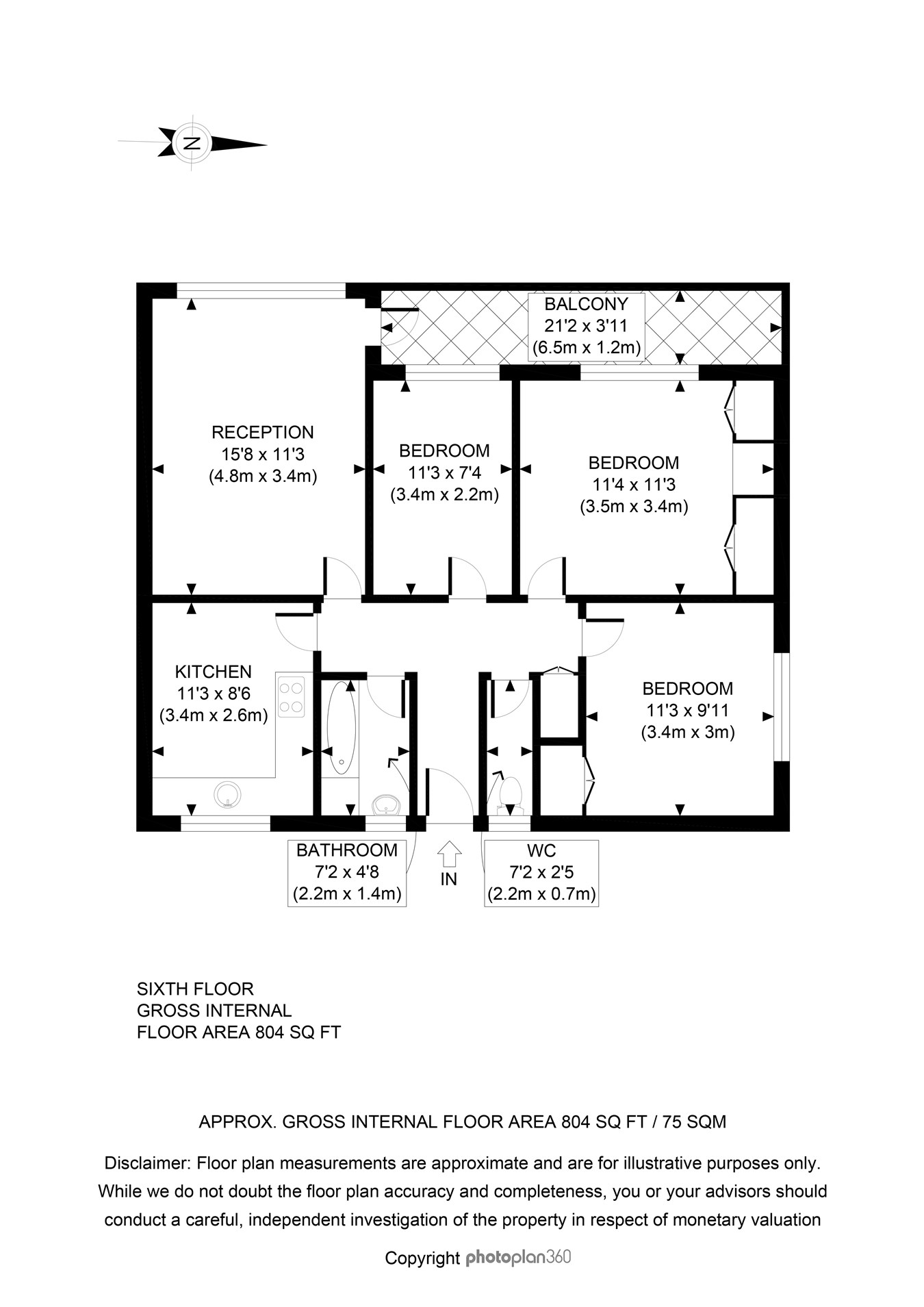 3 Bedrooms Flat to rent in Collier Street, London N1