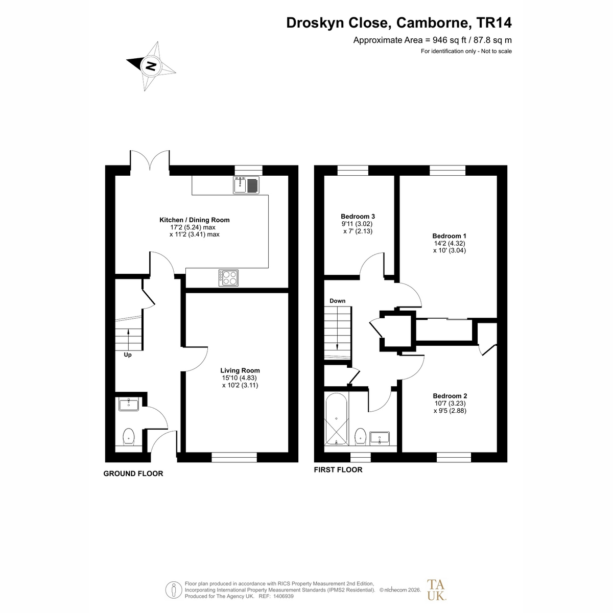 7, Droskyn Close, Camborne floorplan