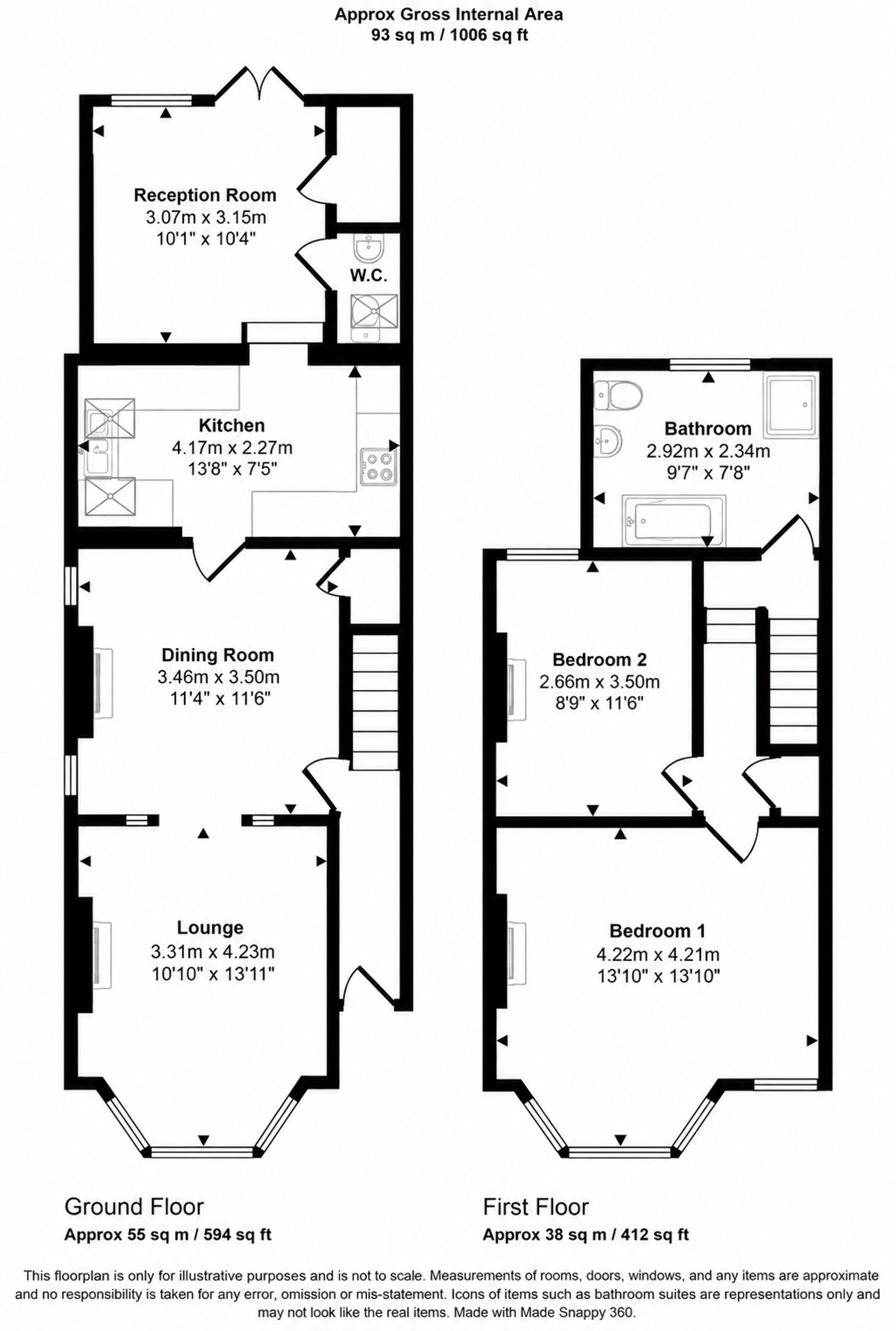 90 Florence Road, Poole floorplan