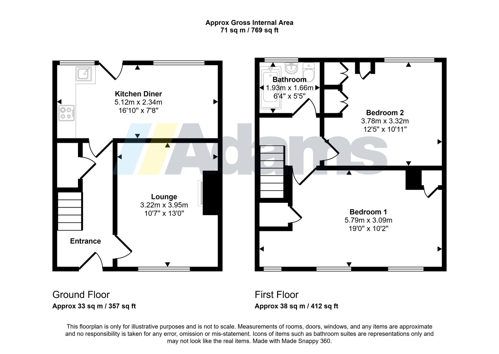 46, Crofton Road, Runcorn floorplan