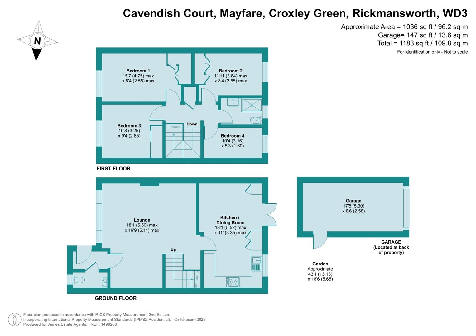 4 Cavendish Court, Mayfare, Rickmansworth floorplan