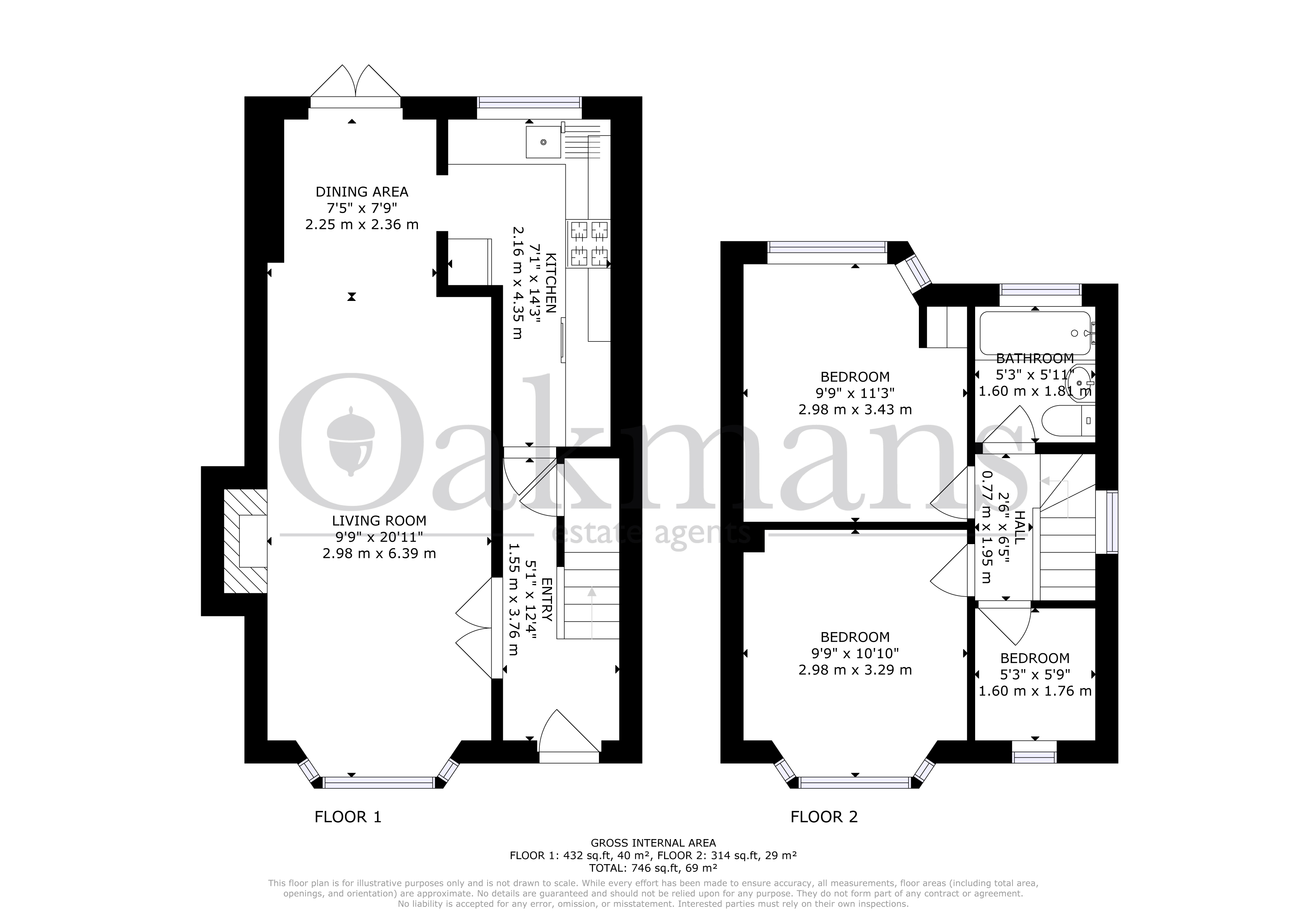 115, WOOLACOMBE LODGE ROAD, BIRMINGHAM floorplan