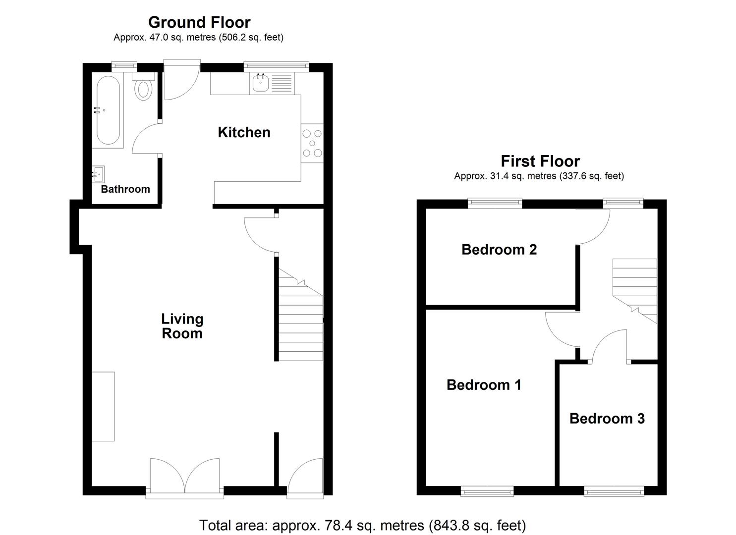 28, Gwendraeth Town, Kidwelly floorplan