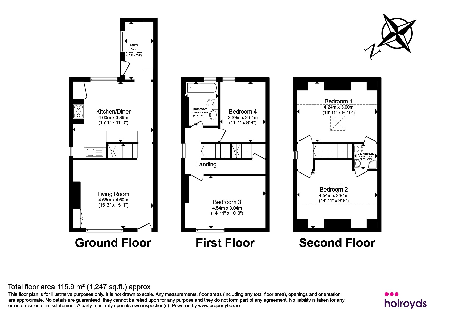 16, Clarendon Street, Keighley floorplan
