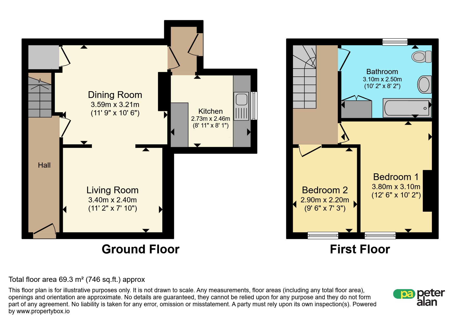 22, Thurston Road, Pontypridd floorplan