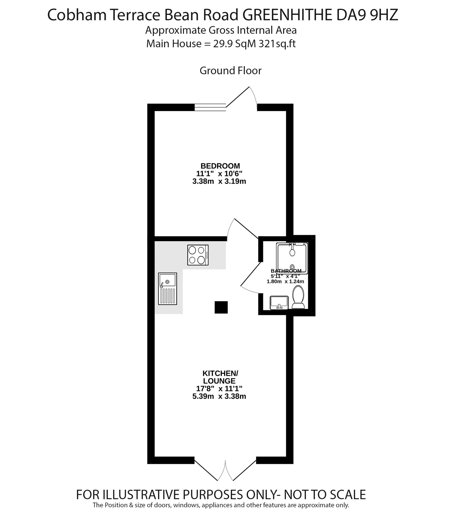 6B Cobham Terrace, Bean Road, Kent floorplan