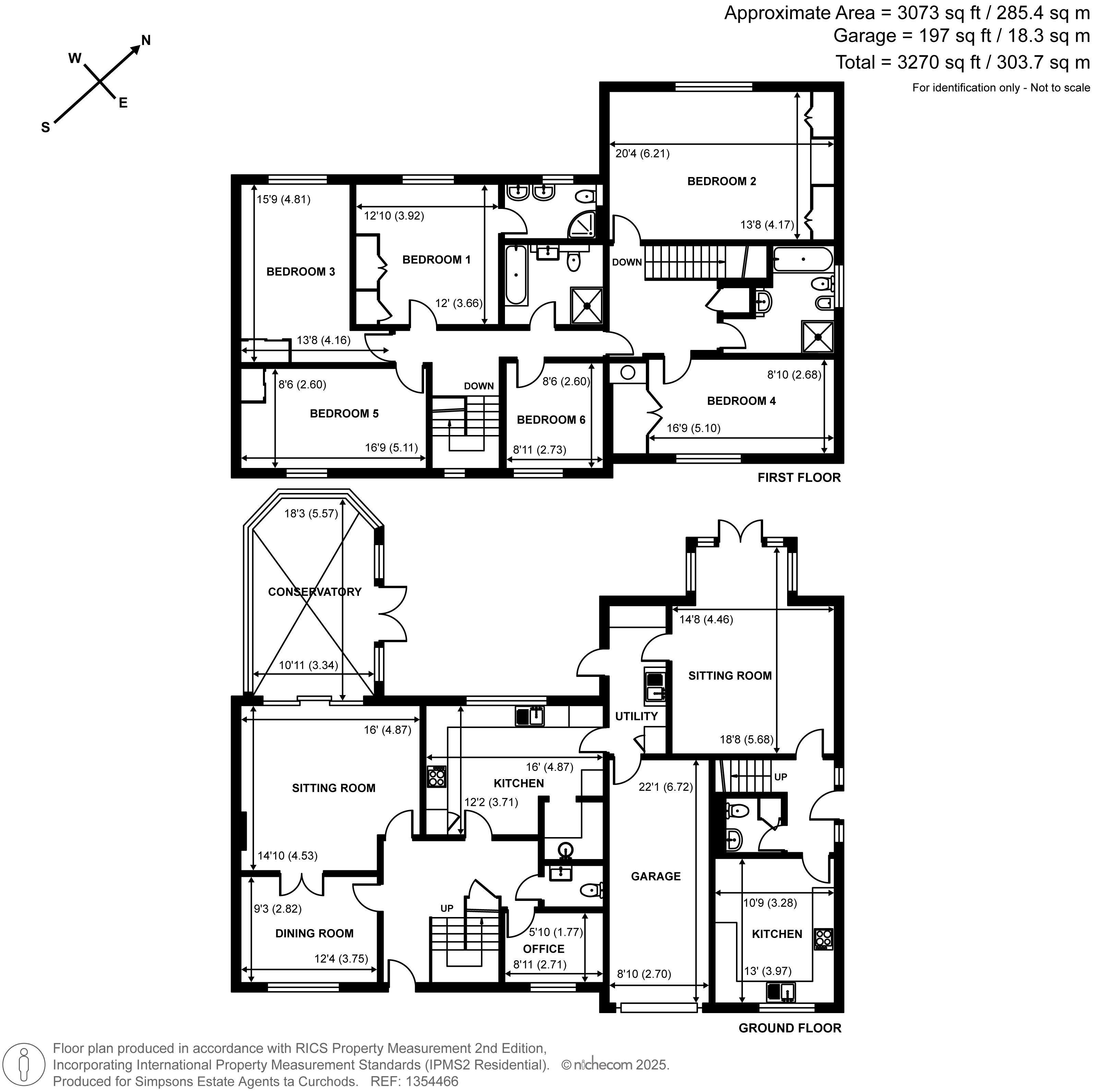 2, Carrick Gate, Esher floorplan