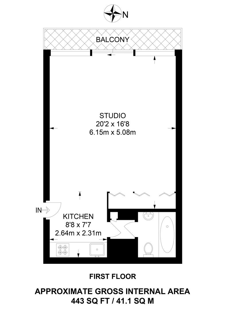 72, John Trundle Court, London floorplan