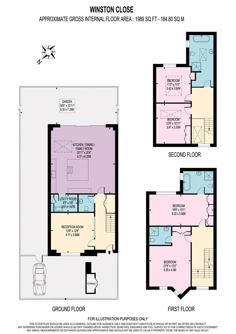 House 6, Winston Close, Haynt Walk, Raynes Park floorplan