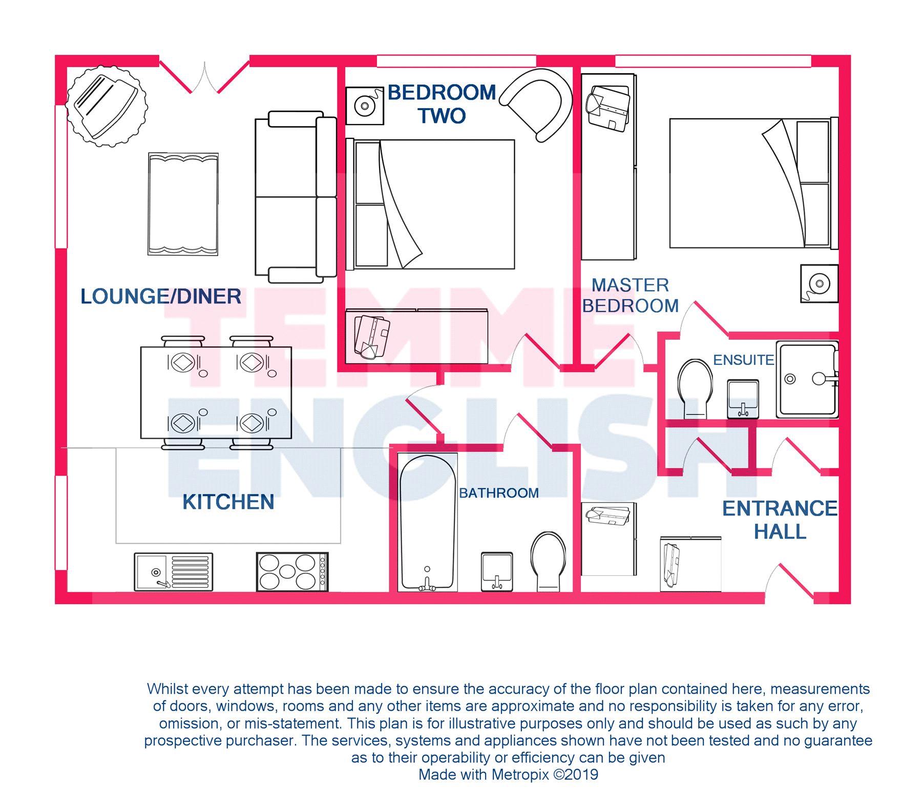 2 Bedrooms Flat for sale in Brook Mead, Laindon, Basildon SS15
