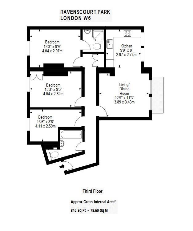 3 Bedrooms Flat to rent in Hamlet Gardens, Ravenscourt Park, London W6