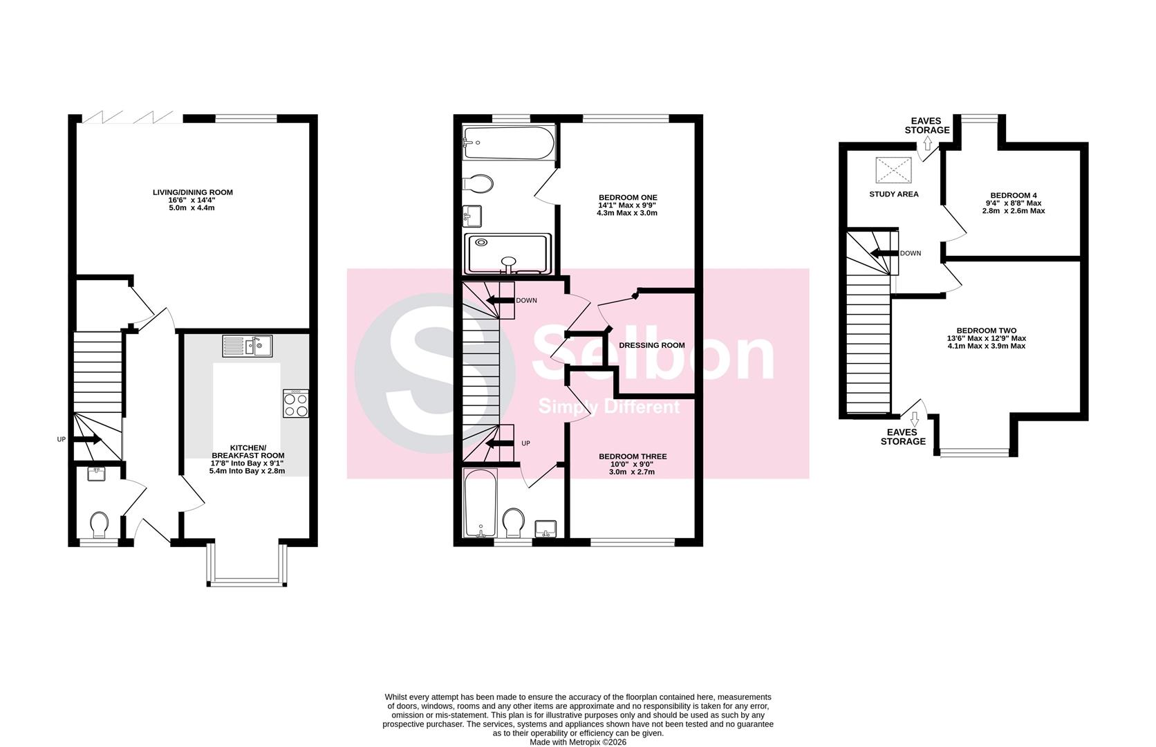 91, Willowbourne, Fleet floorplan