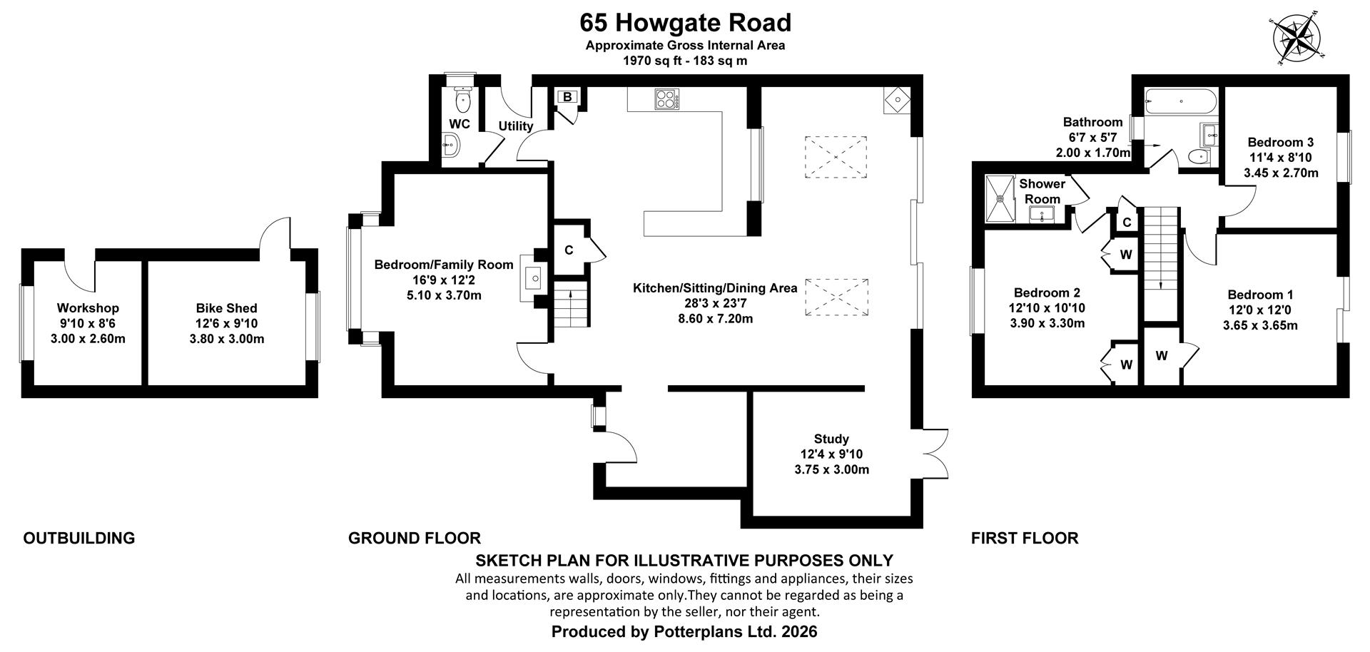 65, Howgate Road, Bembridge floorplan