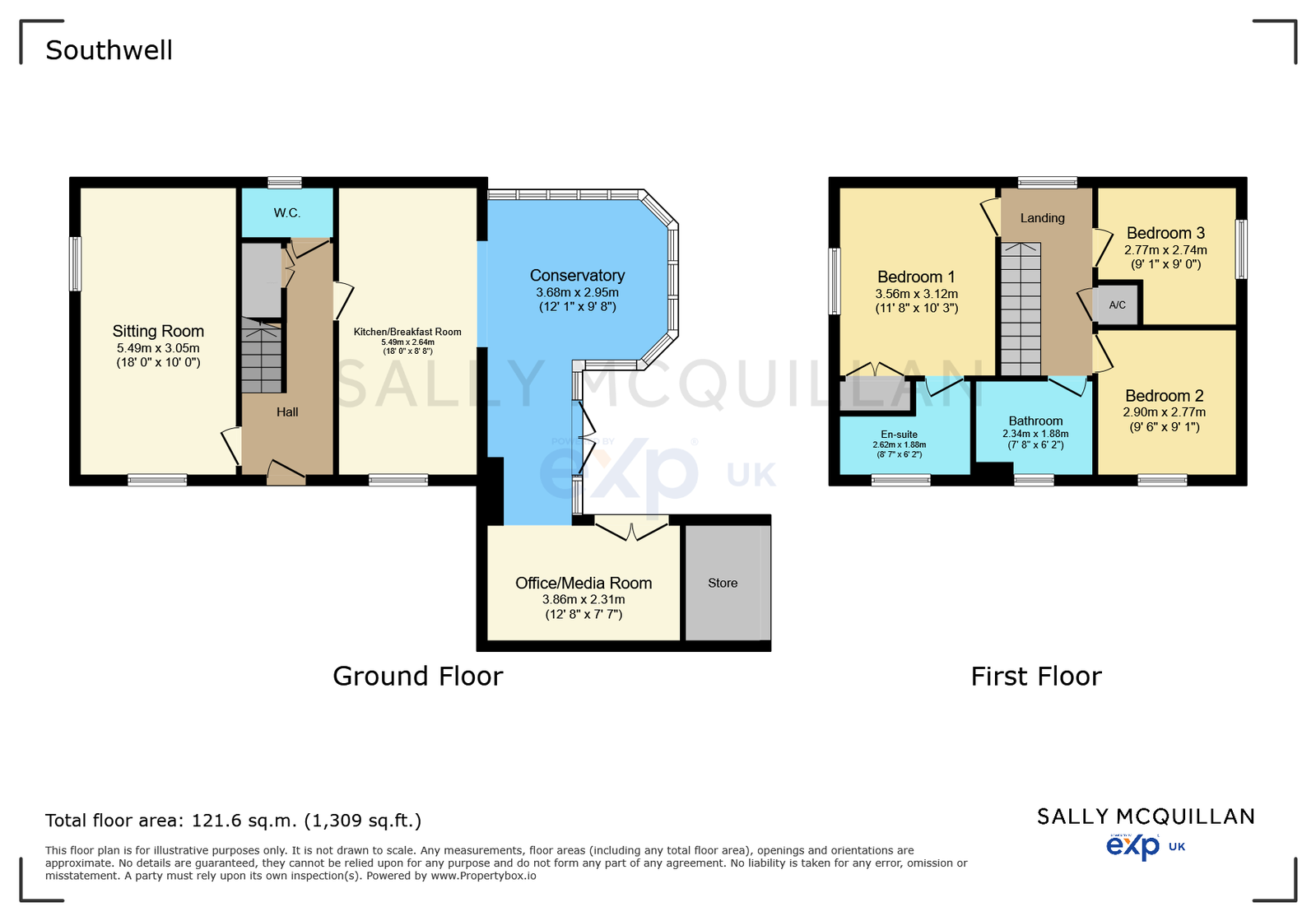 Brook Walk, Southwell floorplan