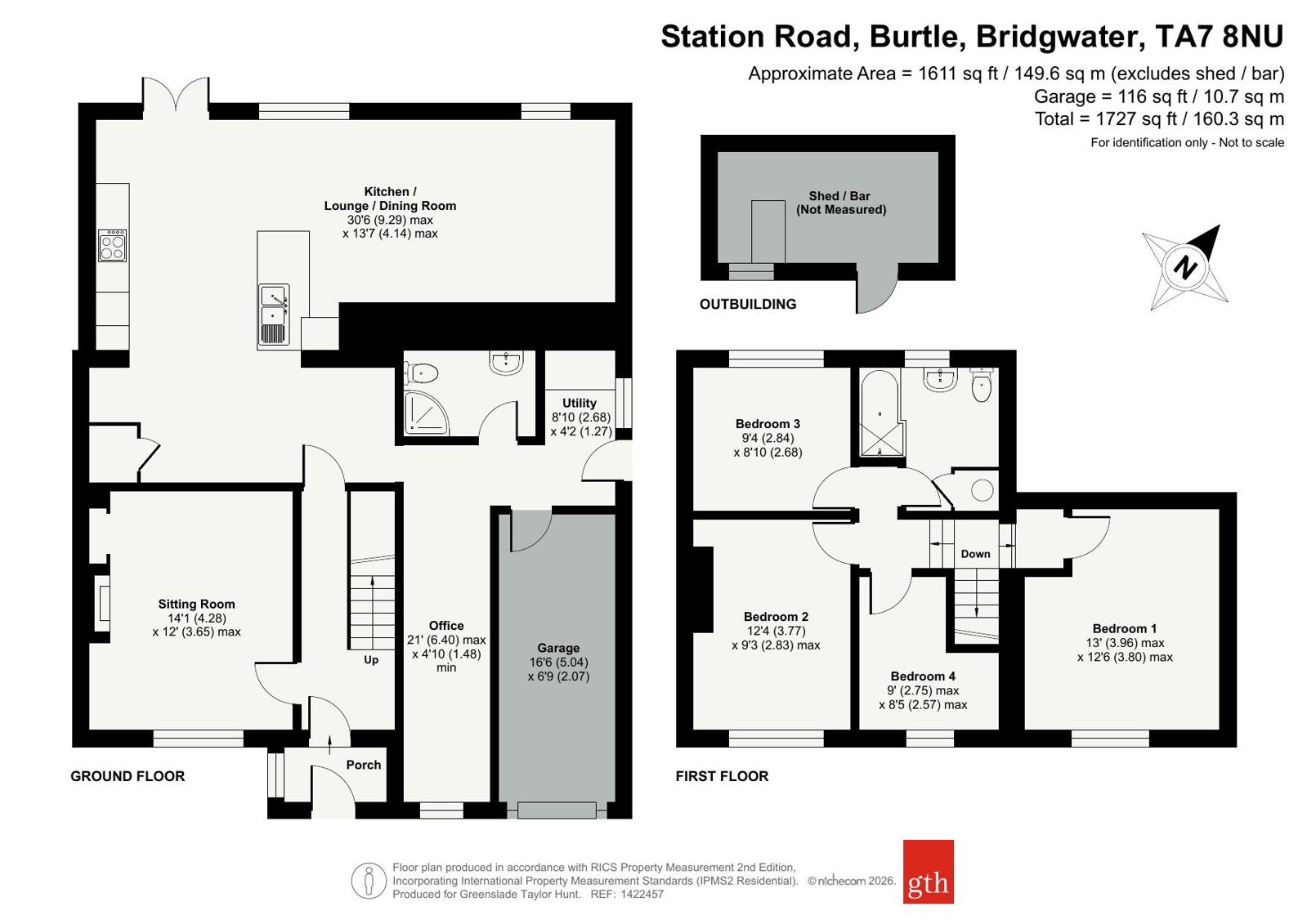 3, Station Road, Bridgwater floorplan