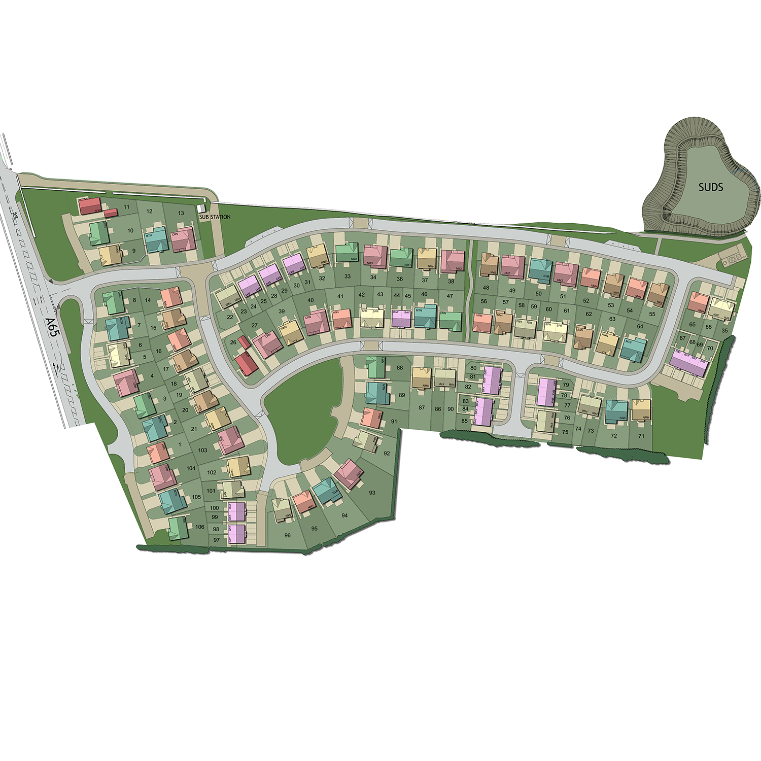 "Hewson" at Sycamore Close, Endmoor, Kendal LA8, 4 bedroom detached