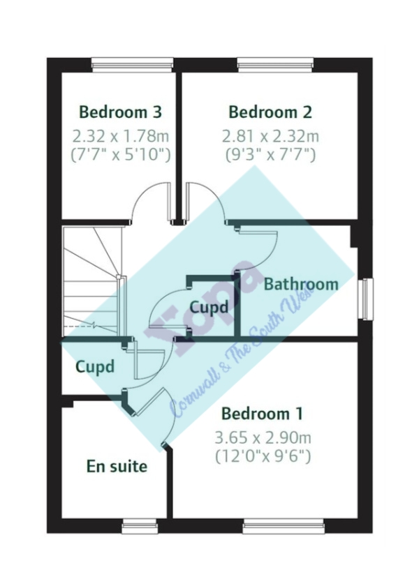 12, Tanners Road, Bodmin floorplan