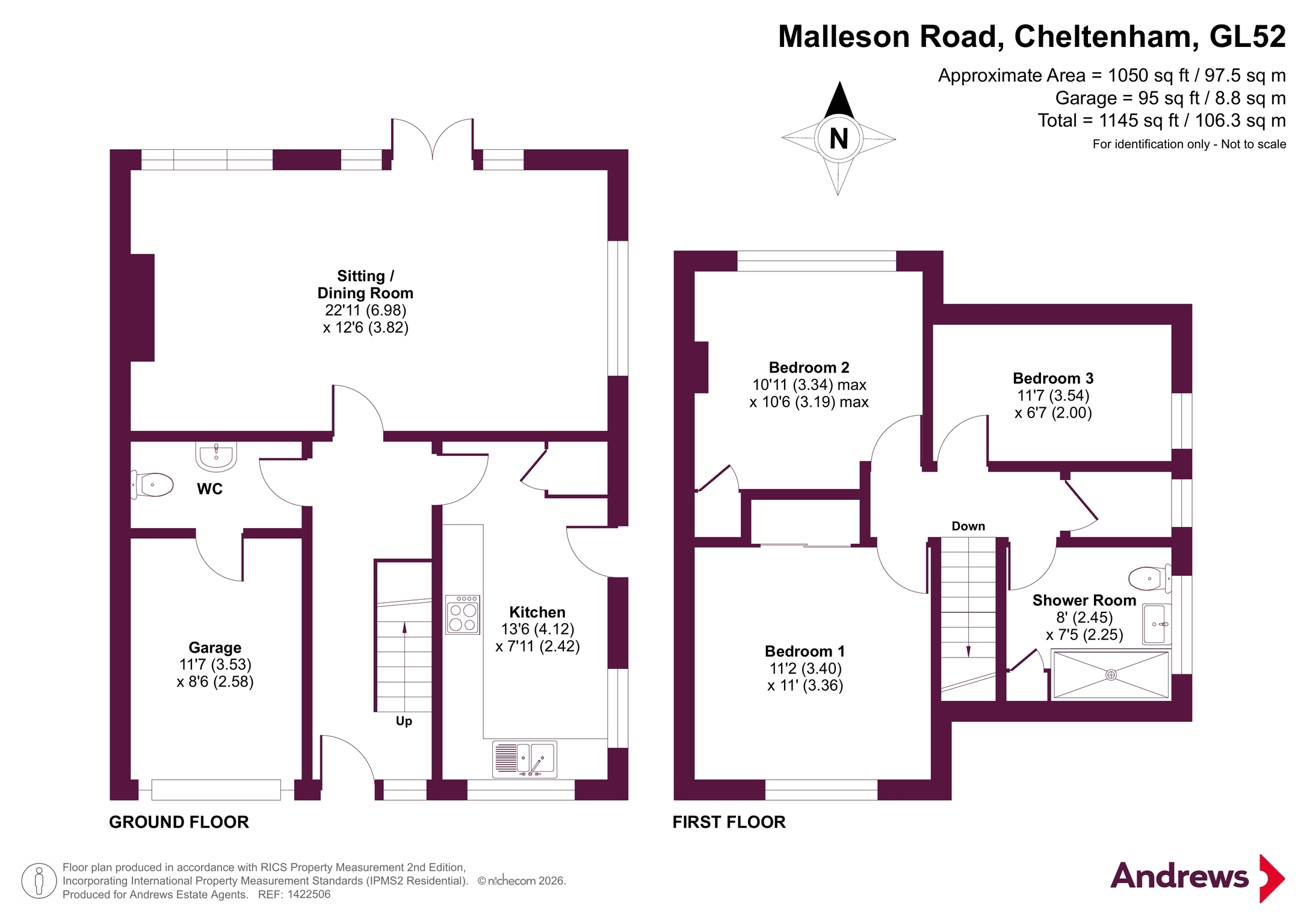 30, Malleson Road, Cheltenham floorplan