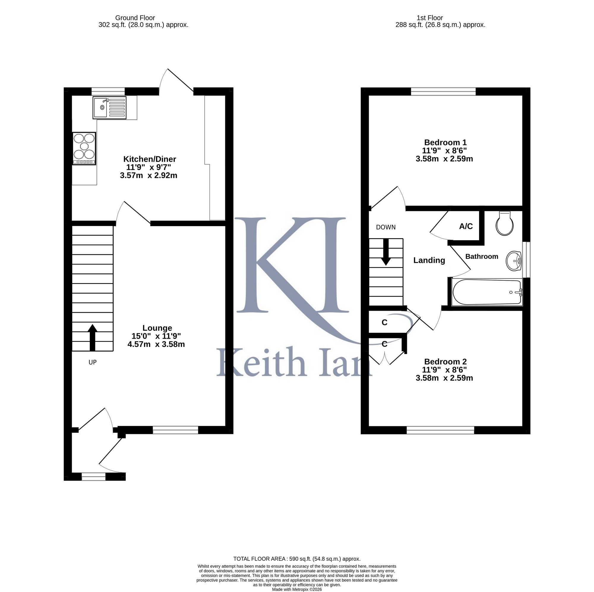 7 Jacksons Drive, Waltham Cross floorplan