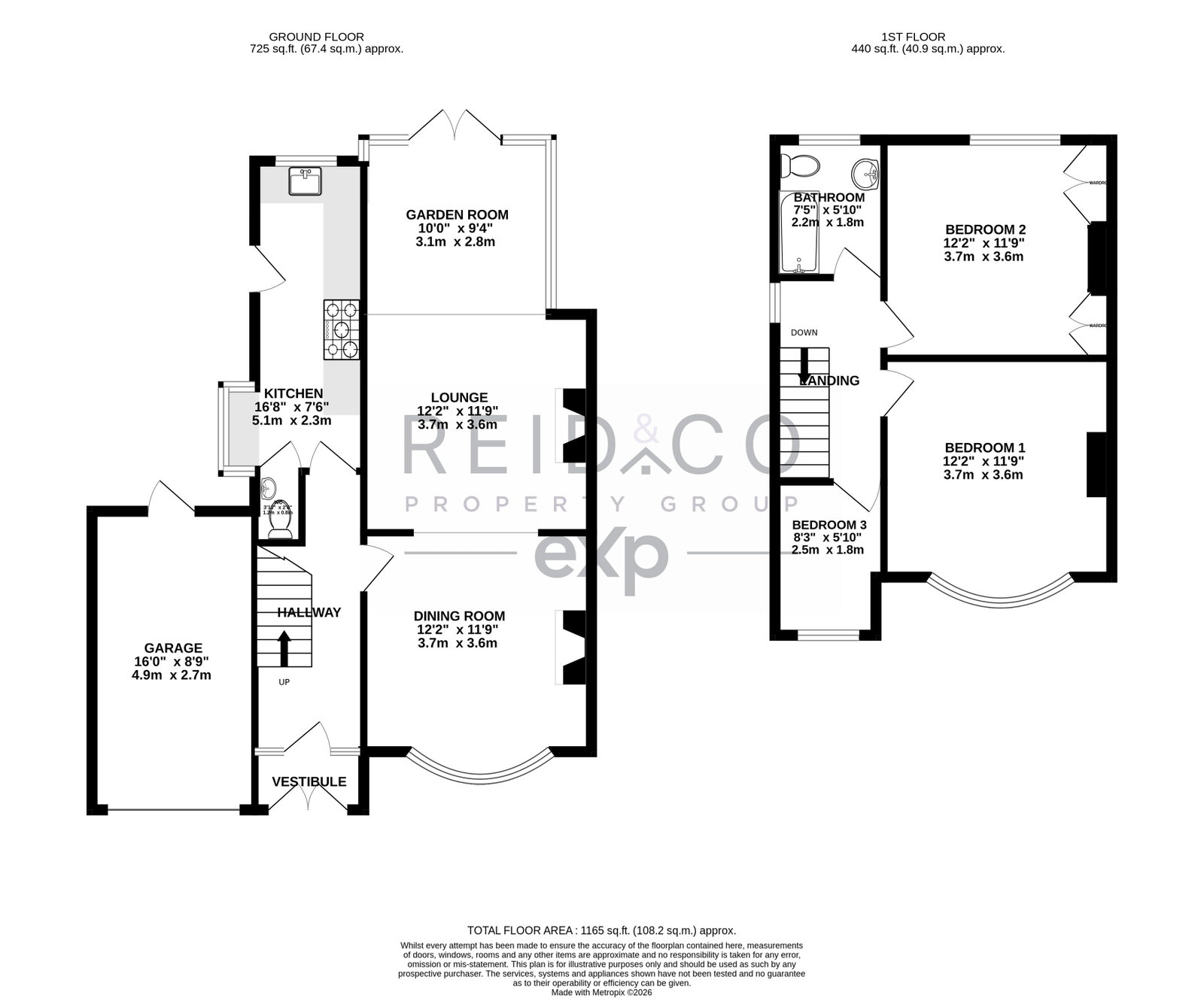 452, Garstang Road, Preston floorplan