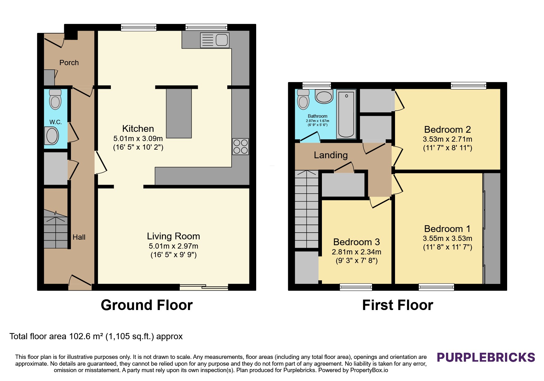 16, Caernarvon Close, Stevenage floorplan