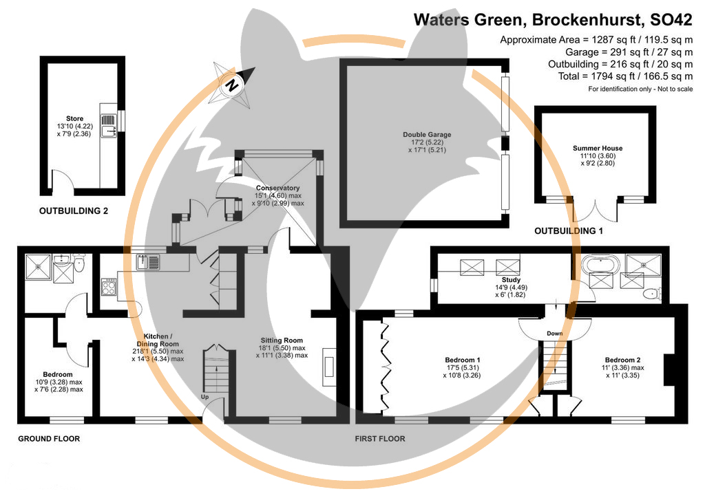 2 Oaktree Cottage,, Waters Green, Hampshire floorplan
