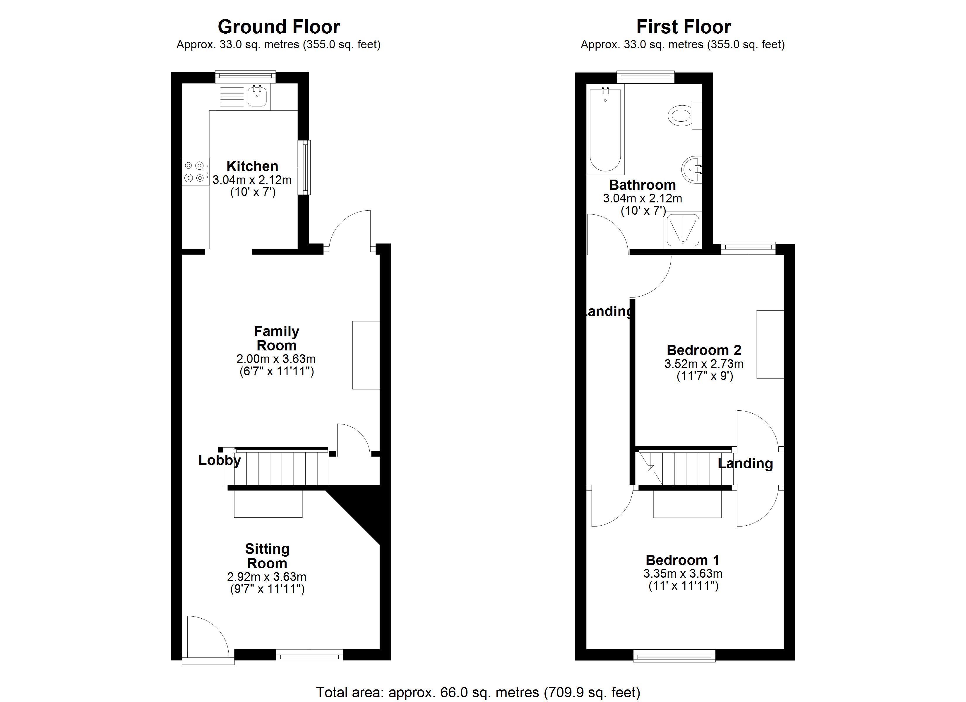 27, Pennyfarthing Street, Wiltshire floorplan