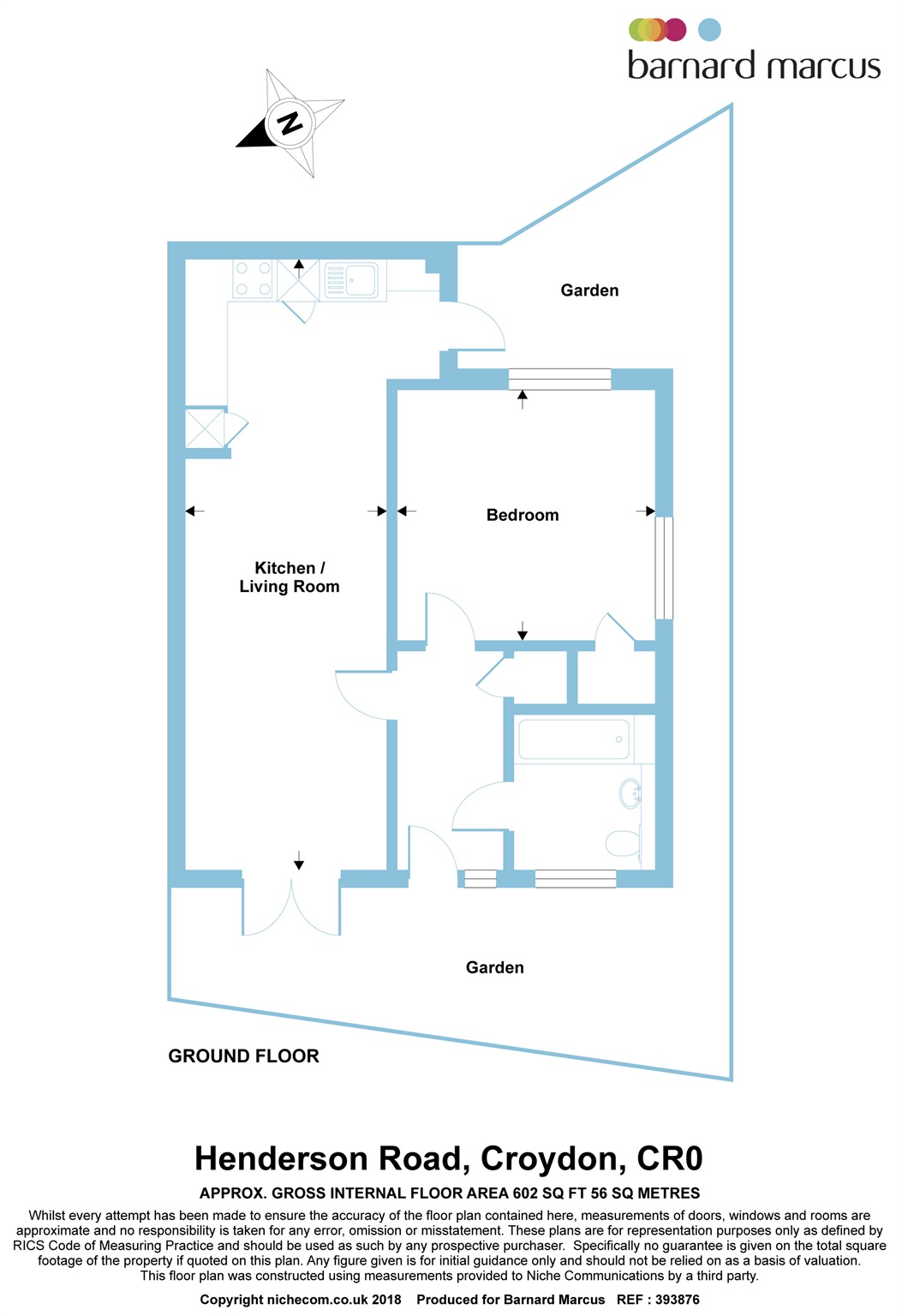 1 Bedrooms Flat for sale in Henderson Road, Croydon CR0